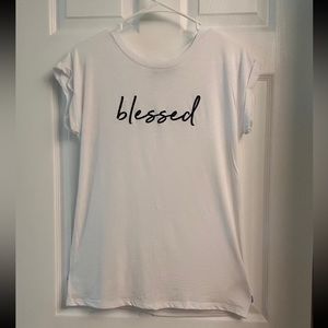 Cynthia Rowley White Blessed T-shirt